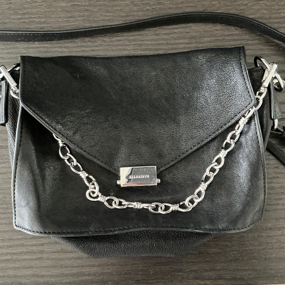 All Saints leather handbag